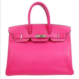 Hermes Birkin 35 Rose Shocking